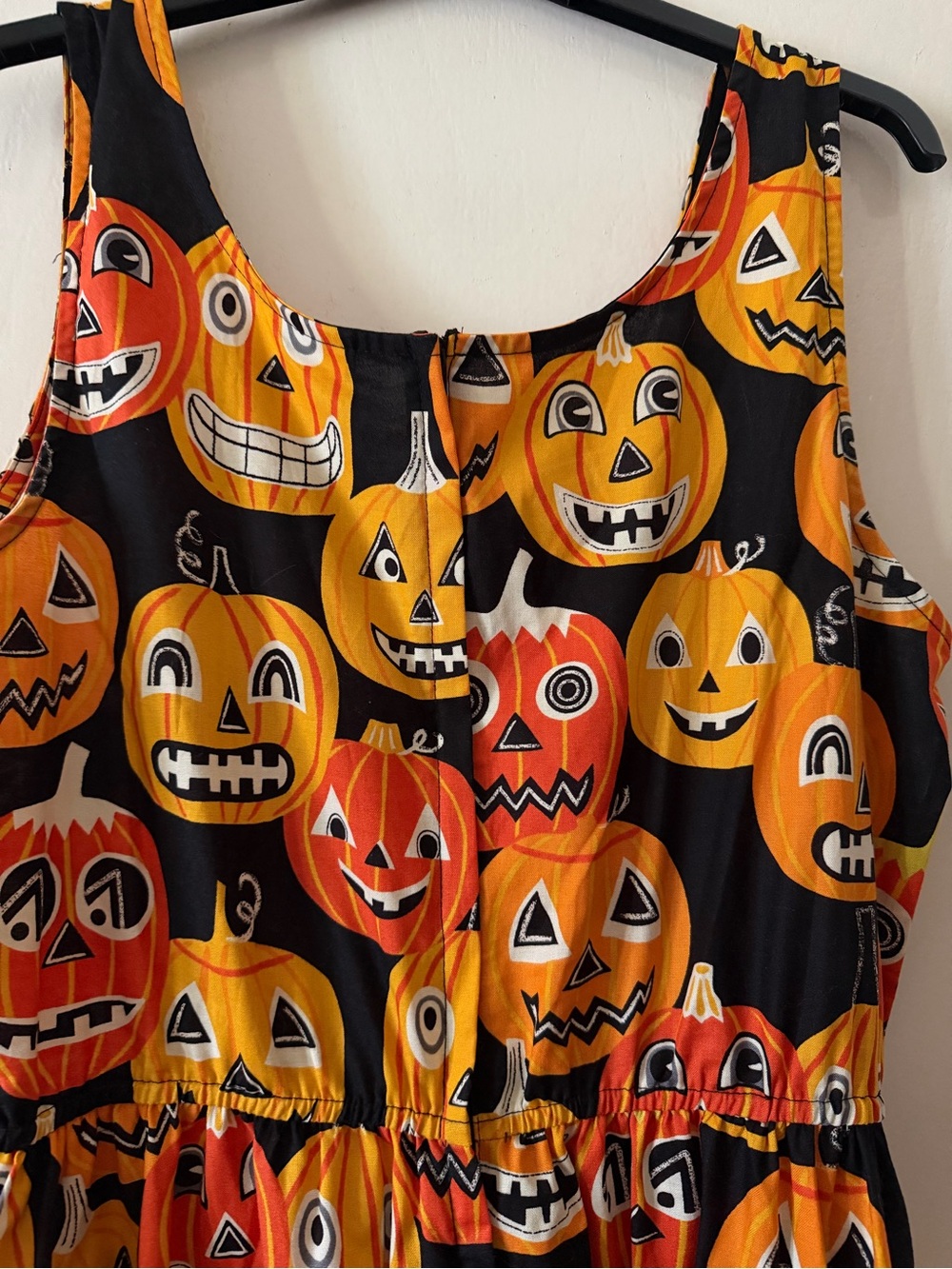 Retrolicious Halloween Jack-o-Lanterns Fit & Flare Dress NWT XL Pumpkin - Picture 7 of 7
